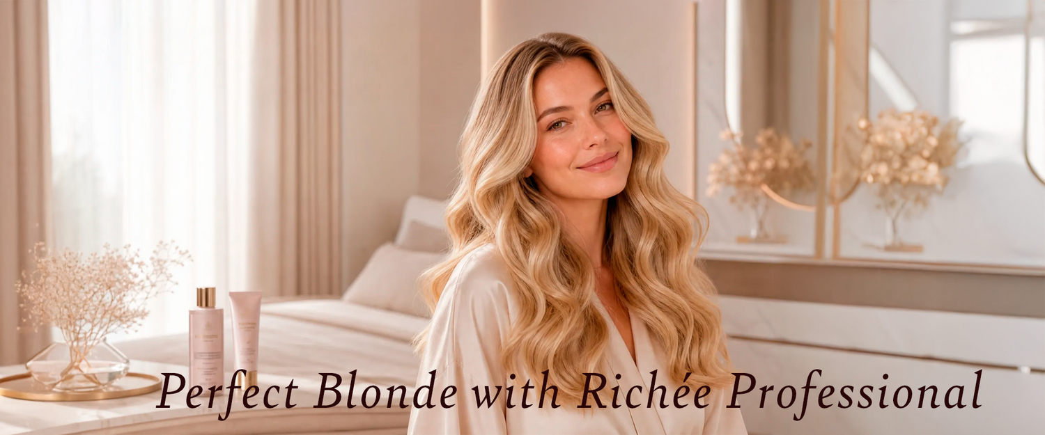 How to Avoid Yellow Tones in Blonde Hair with Richée Professional