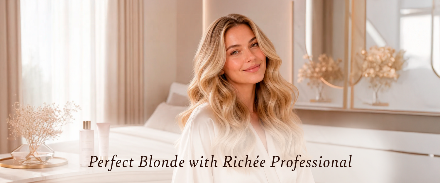 How to Avoid Yellow Tones in Blonde Hair with Richée Professional