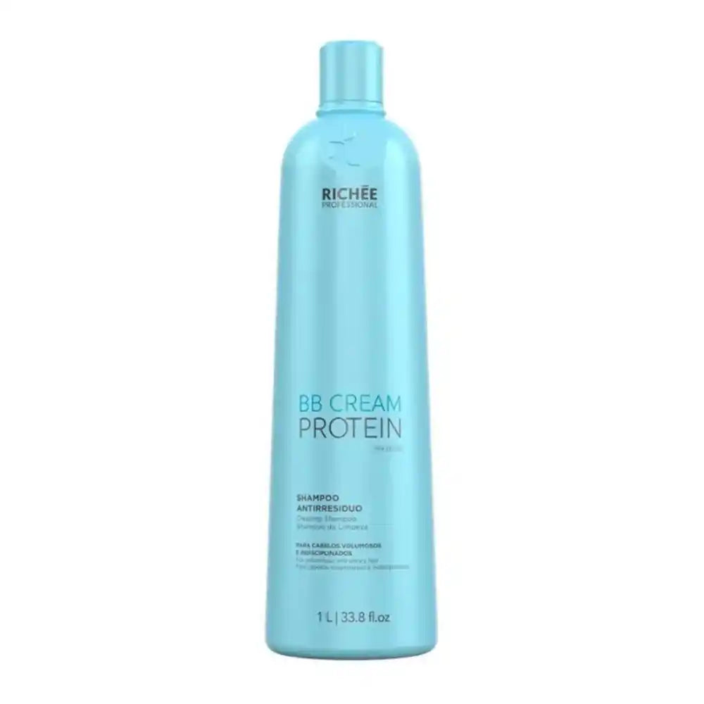 Richee, Shampoo BB Cream Protein, Deep Cleansing Shampoo For Hair, 1L