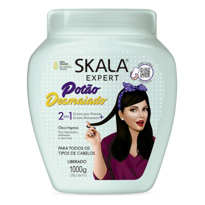 Potão Desmaiado – 2 in 1 Combing Cream + Moisturizing Cream 1kg
