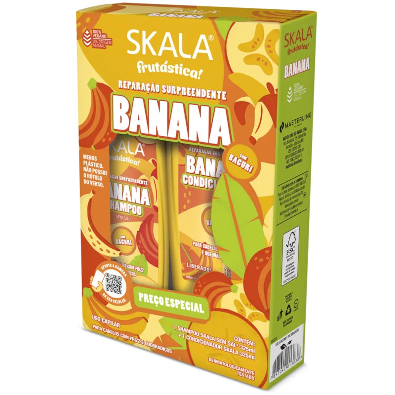 Skala Banana and Bacuri Shampoo and Conditioner