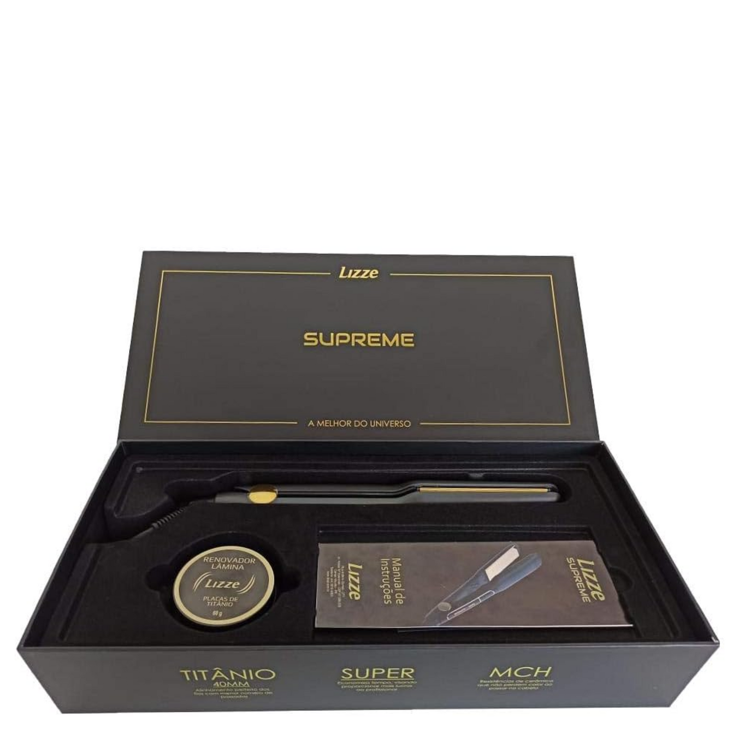 Lizze Prancha Supreme 252°C 485° 110v Eletronic For Hair