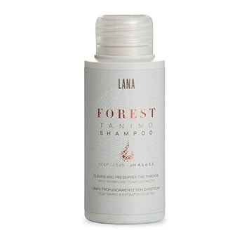 Lana Brasiles Forest Tanino Shampooing nettoyant en profondeur pour cheveux 100 ml 