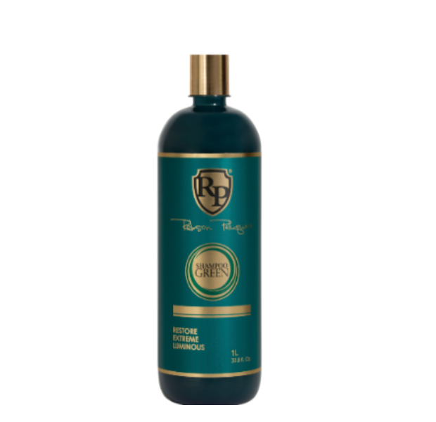 Robson Peluquero, Shampoo Green Toner, Deep Cleansing Shampoo For Hair, 1L