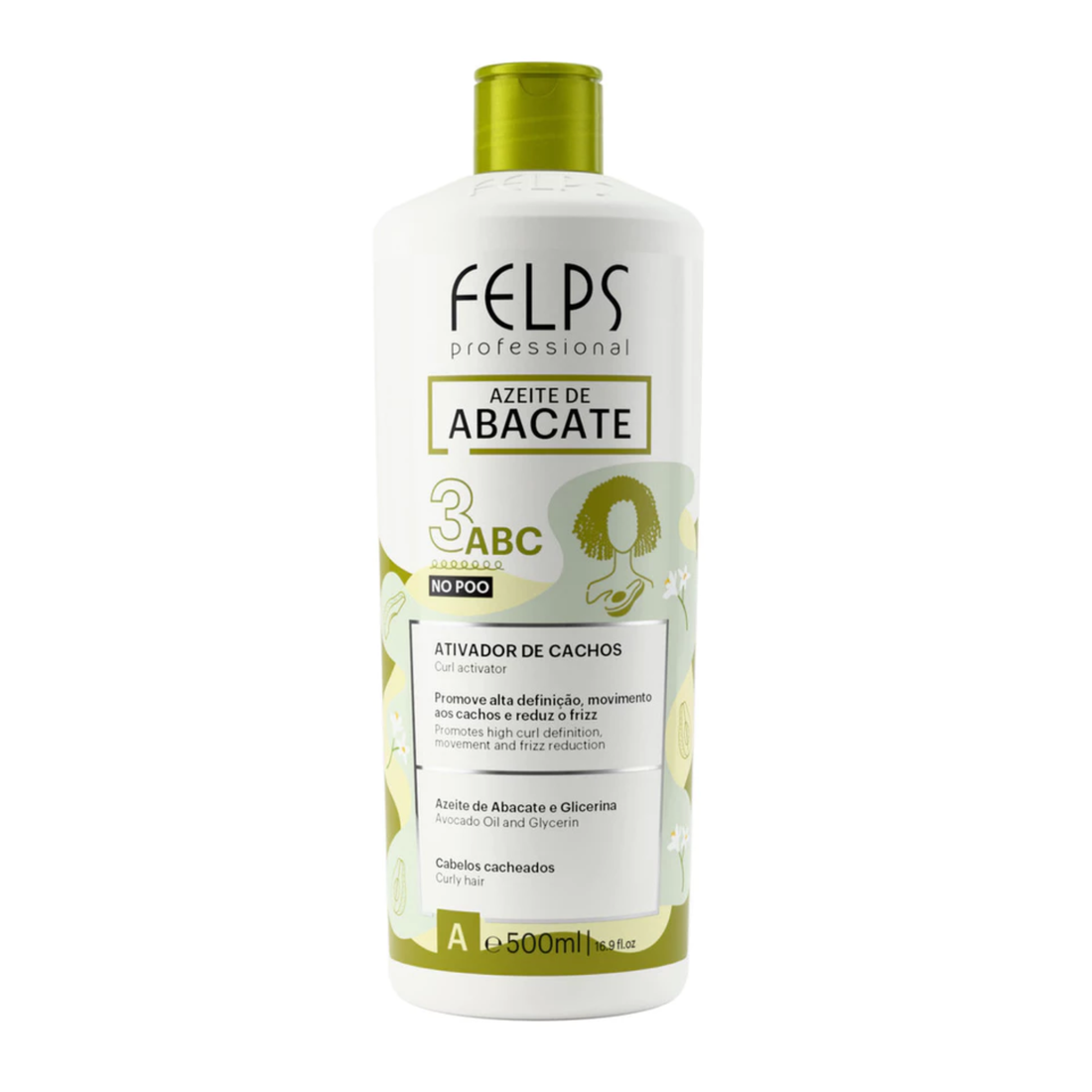 Ativador de Cachos 3ABC Azeite de Abacate 500mL