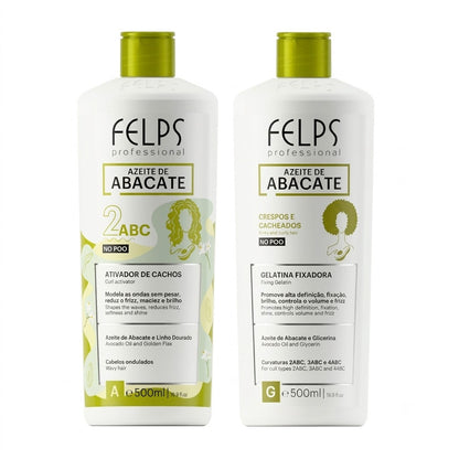 Avocado Oil Curl Activator Kit 2ABC + Gelatin 500mL