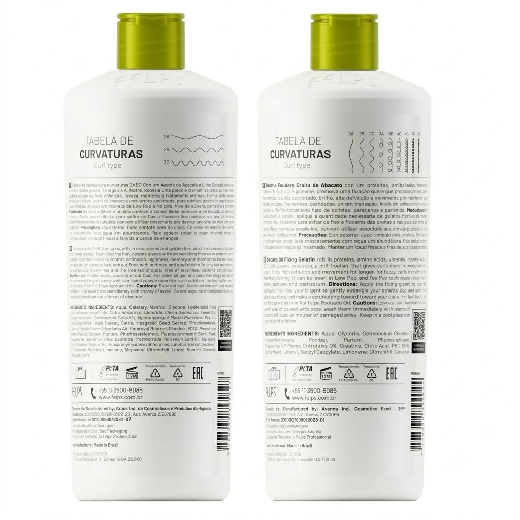 Avocado Oil Curl Activator Kit 2ABC + Gelatin 500mL