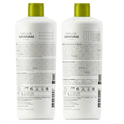 Avocado Oil Curl Activator Kit 2ABC + Gelatin 500mL