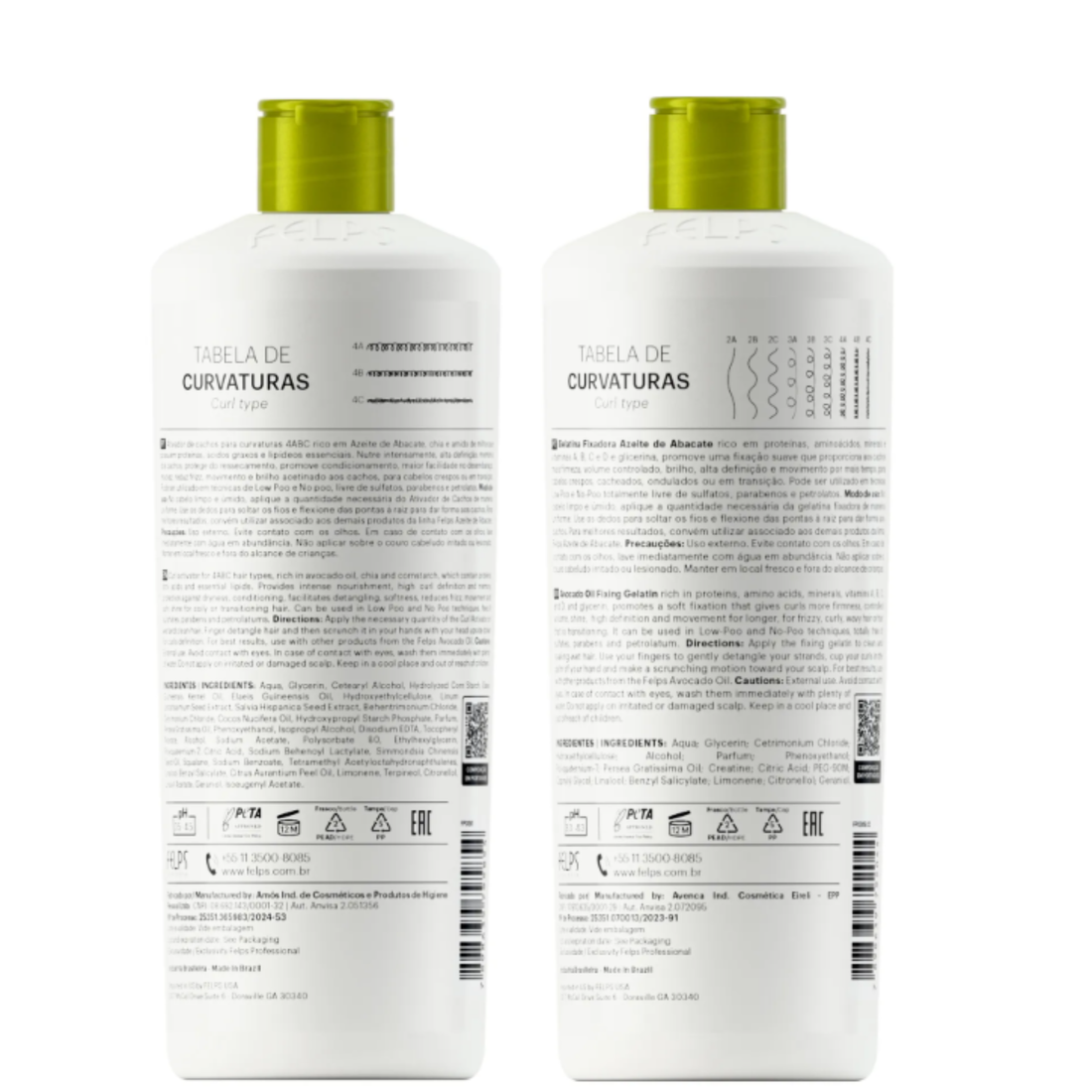 Avocado Oil Curl Activator Kit 4ABC + Gelatin 500mL