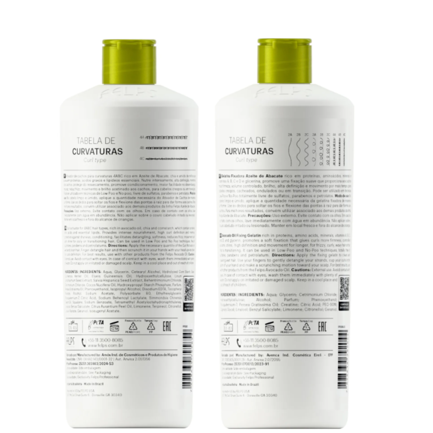 Avocado Oil Curl Activator Kit 4ABC + Gelatin 500mL
