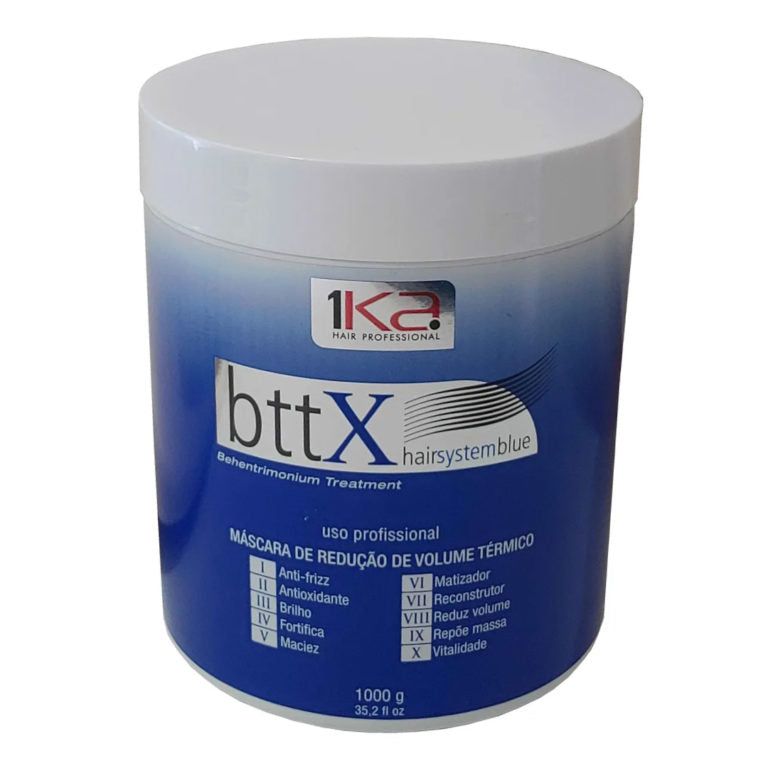 1Ka, BTTX Hair System Blue, masque capillaire pour cheveux, 1kg | 35,2 onces