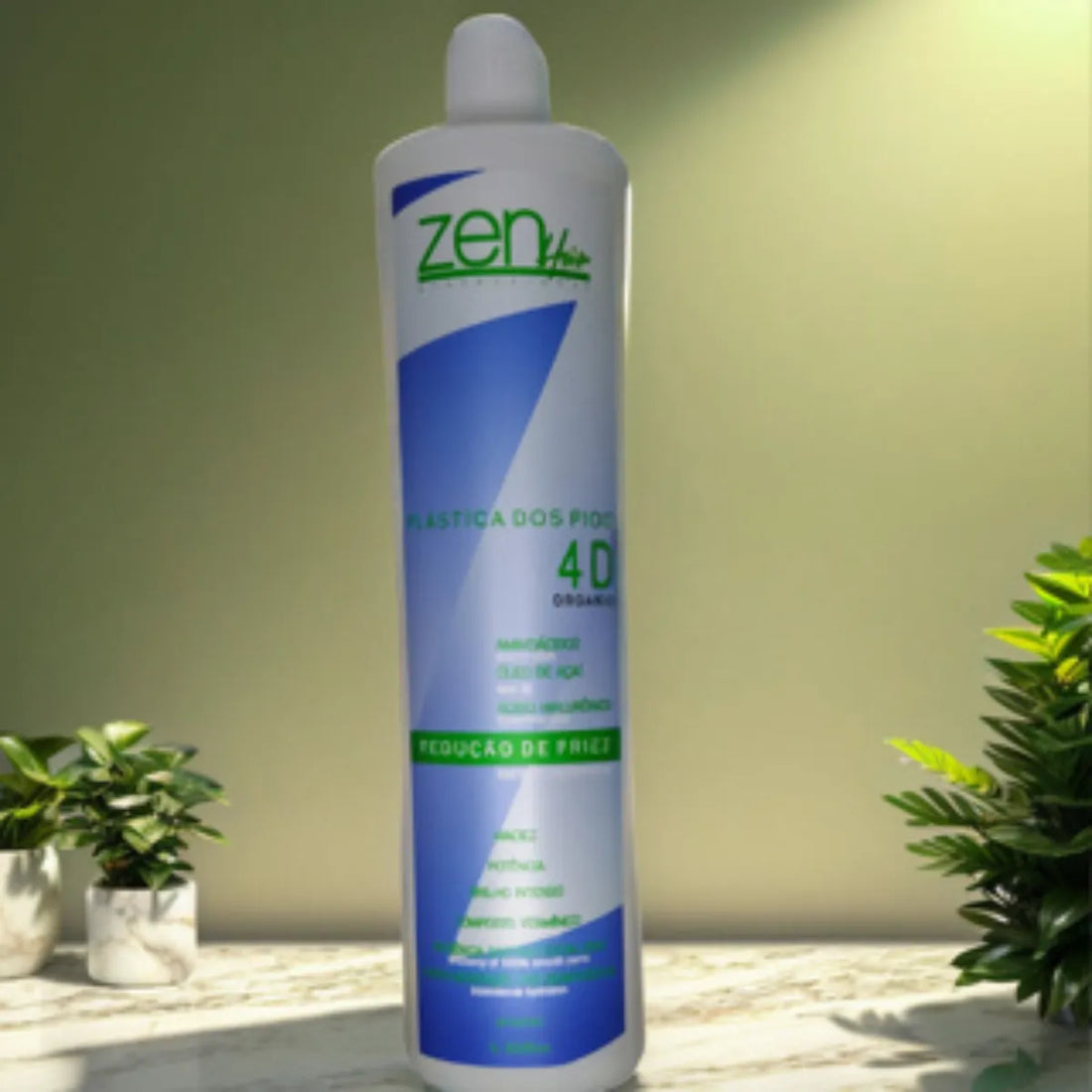 Zen Hair, Plastica dos Fios 4D Organic, Restoring Conditioner For Hair, 1L