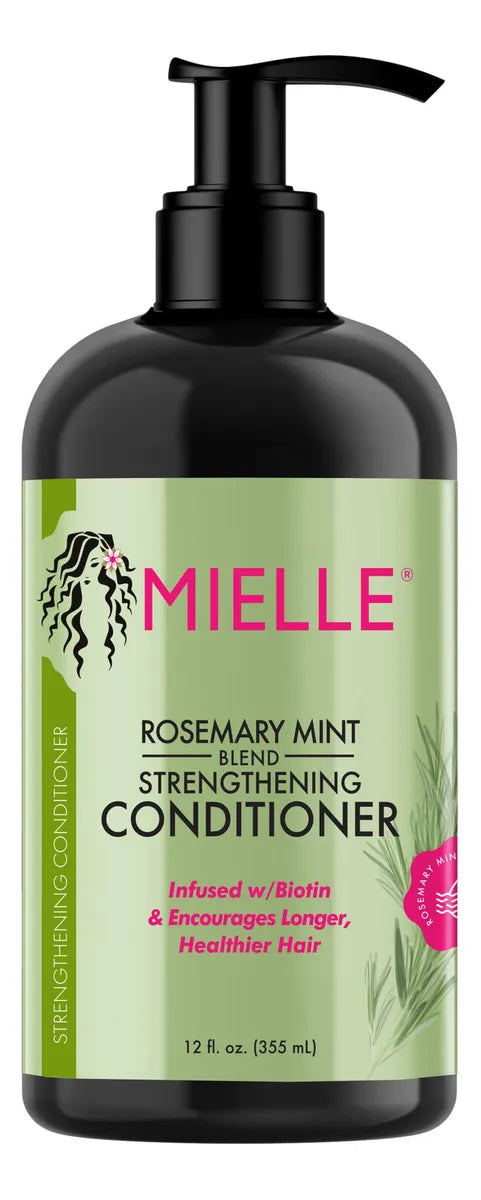 Mielle, Rosemary Mint Condicionador Fortalecedor, Restoring Conditioner for Hair, 355ml