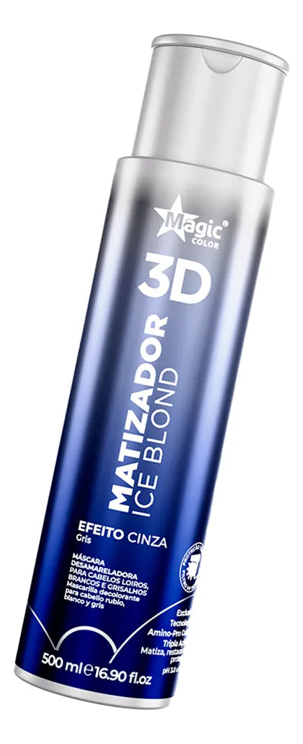 Magic Color, 3D Matizador Ice Blond, Cinza, Hair Mask For Hair, 300ml