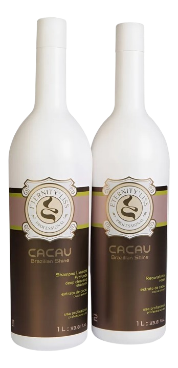Eternity Liss, Kit Cacau Brazilian Shine, 2x1L