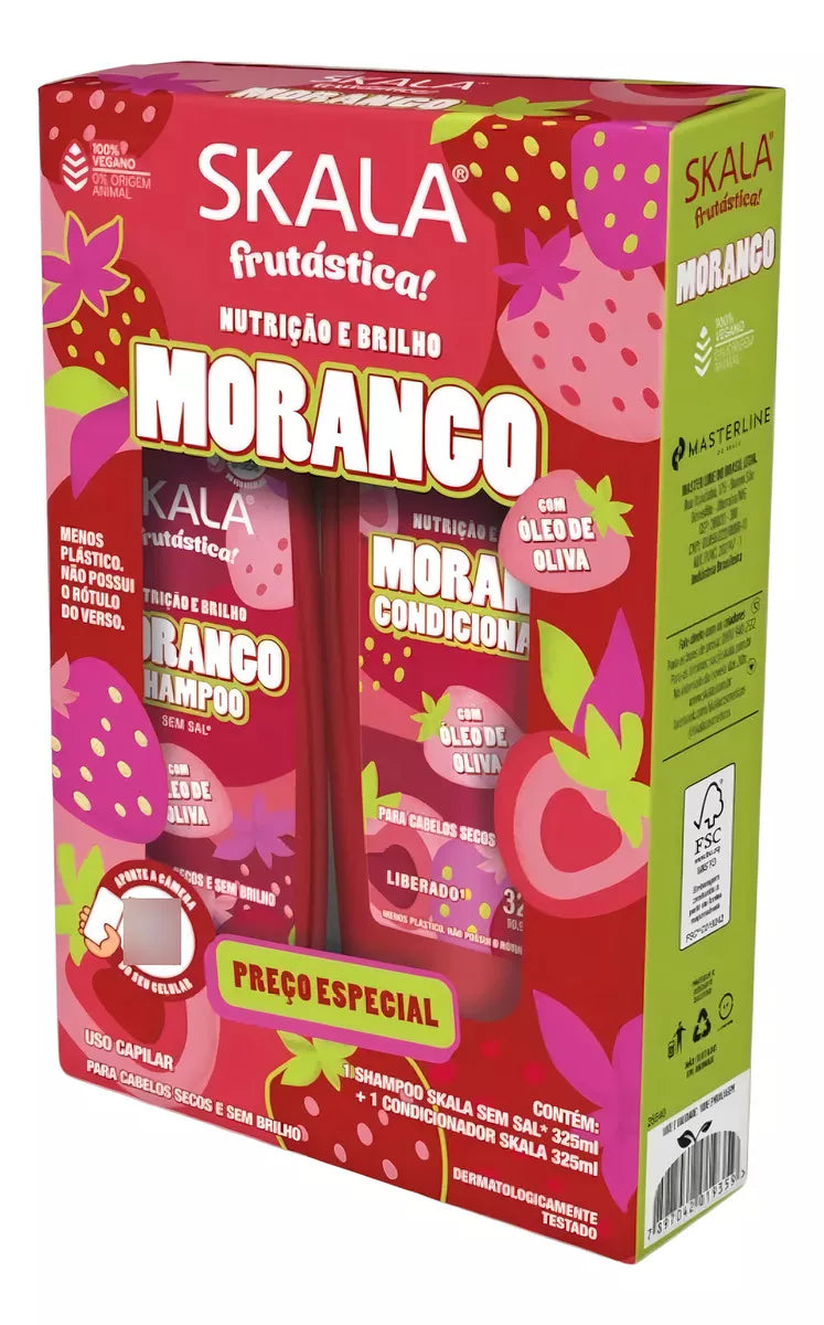 Skala Strawberry 235ml Shampoo and Conditioner Kit