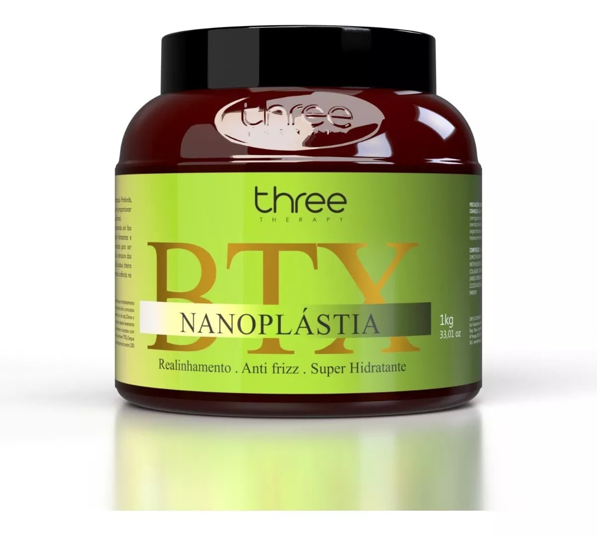 Three Therapy, BTX Nanoplastia, Hair Mask For Hair, 1Kg