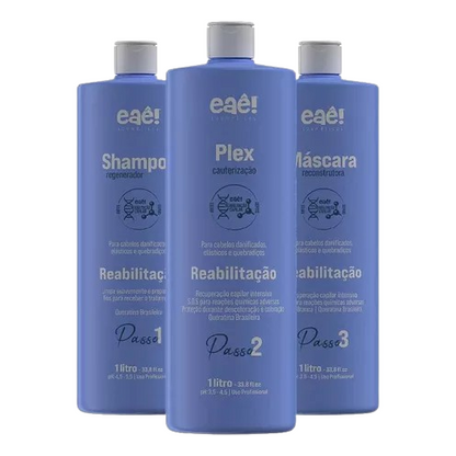 3 Step Hair Rehabilitation Kit 1L