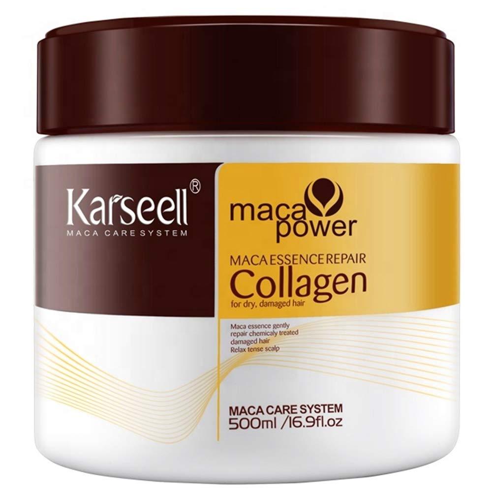 Karseell Kolagenowa kuracja do włosów Głęboka odbudowa Kolagen z olejkiem arganowym 500ml