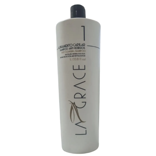 Ops, La Grace Anti Residuos, Deep Cleansing Shampoo For Hair, 1L