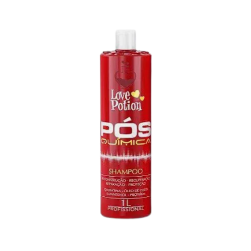 Love Potion, Pos Quimica, Deep Cleansing Shampoo For Hair, 1L