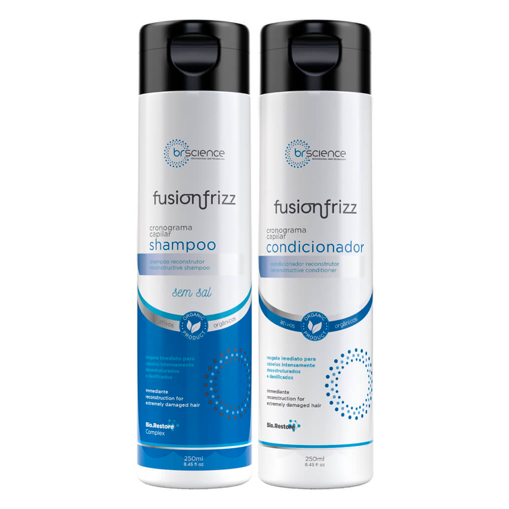 Brscience Shampoing et Après-shampooing Reconstructeur 2x250ml