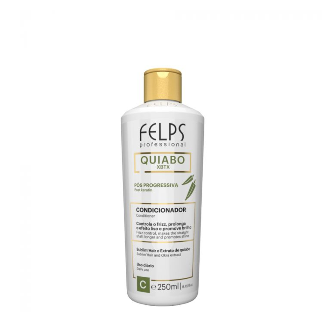 Felps, XBTX Quiabo Okra, Restoring Conditioner For Hair, 100ml 3.38 oz