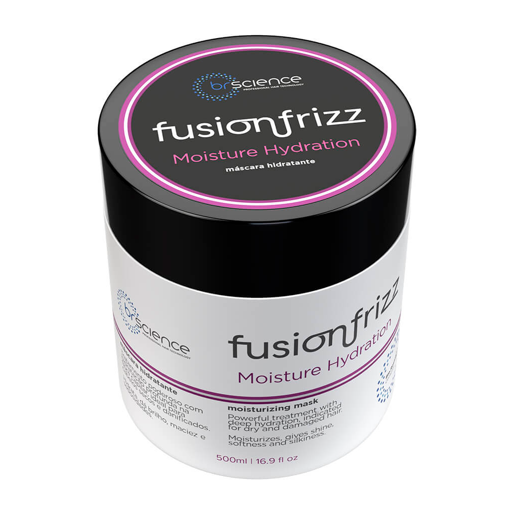 BRScience, Fusion Frizz Moisture Nutrition, masque capillaire pour cheveux, 500 ml | 16,9 onces liquides.