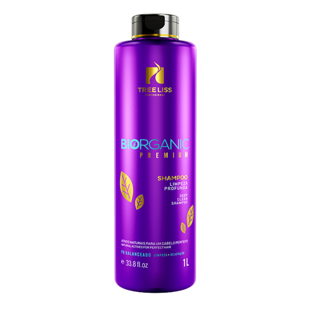 Treeliss Bioorganic Premium New Formula Głęboko oczyszczający szampon do włosów 1L | 33,8 uncji