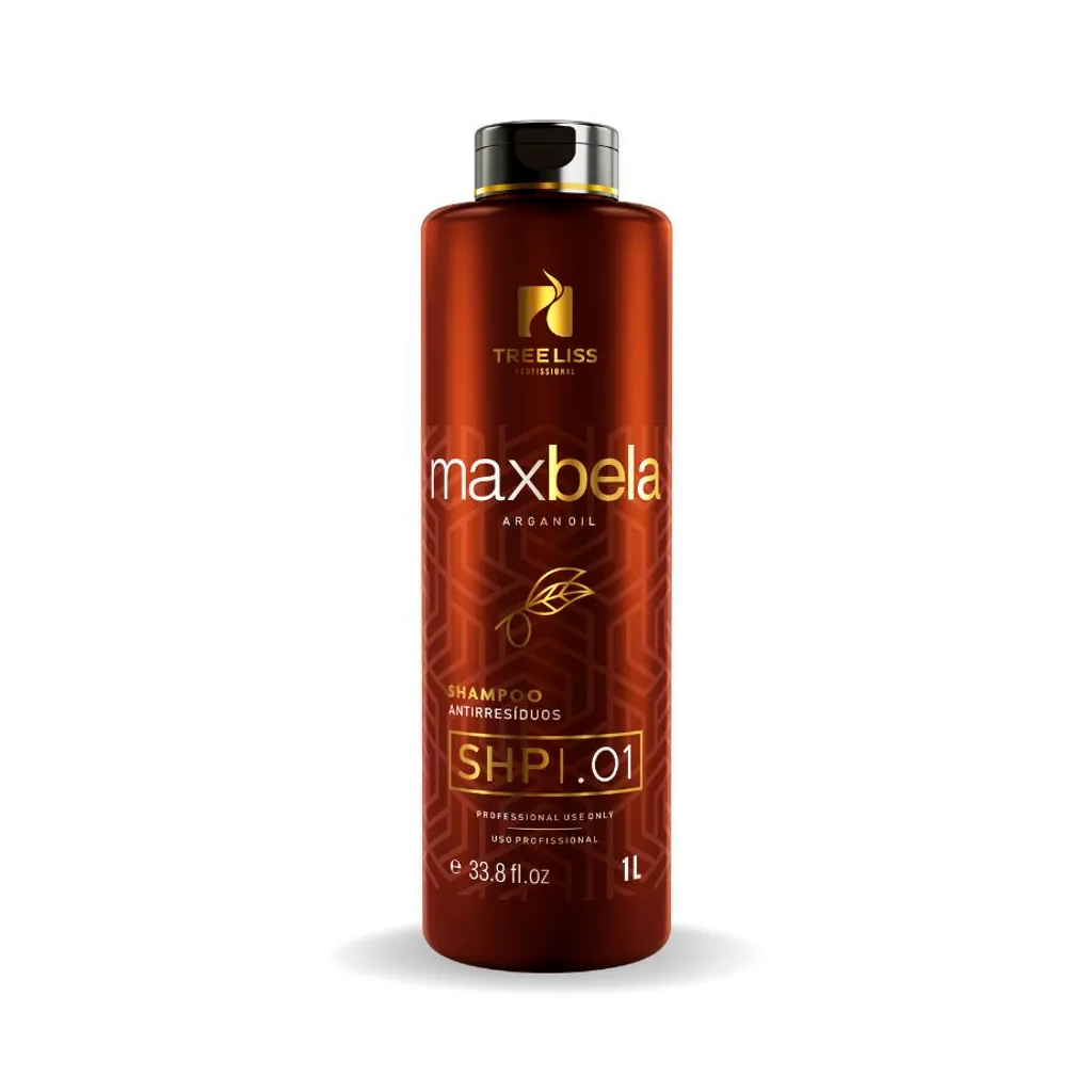 Treeliss Max Bella, Shampooing nettoyant en profondeur pour cheveux 1L 33,8 oz