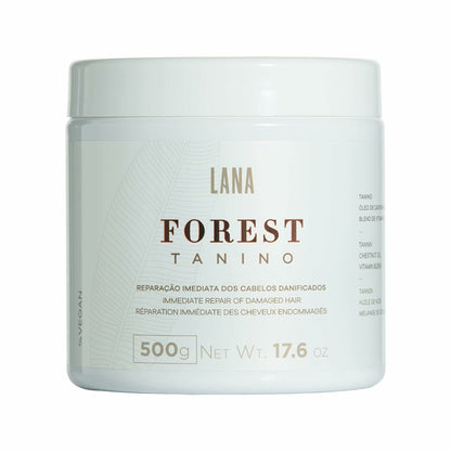 Lana Brasiles | Forest Tanino Repair Mask | Immediate Repair Of Damaged Hair | (500 gr / 17.6 oz.)