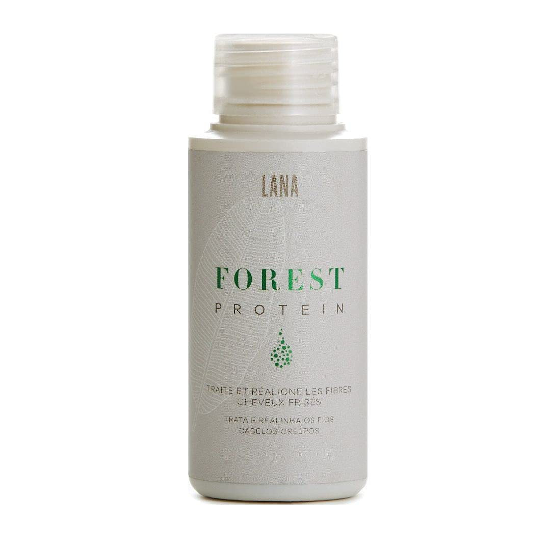 Lana Brasiles, Tratamiento capilar suavizante con proteínas del bosque, todo tipo de cabello, suave y natural, 100 ml/3,38 fl.oz
