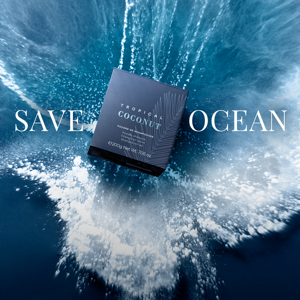 Lana Brasiles | Tropical Coconut Powder Shampoo | Save The Oceans | 200 gr / 7.05 oz.