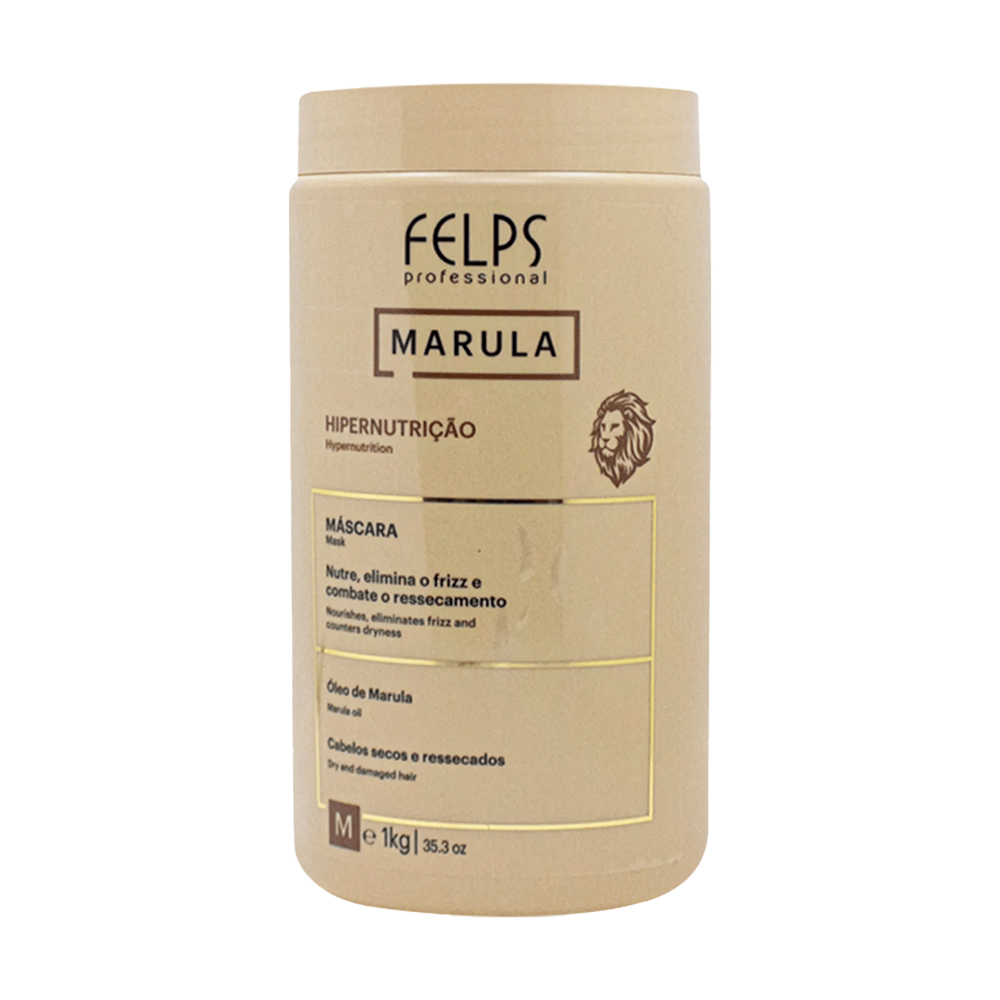 Felps, Marula Hipernutrição, Masque capillaire pour cheveux, 1 kg 35,2 oz