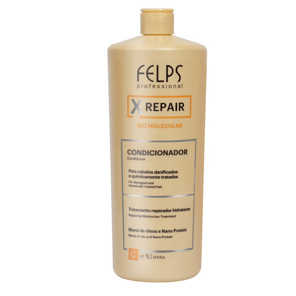 Felps Xrepair Bio Molecular Step 2 Après-shampooing réparateur pour cheveux | 1L 35,2 onces