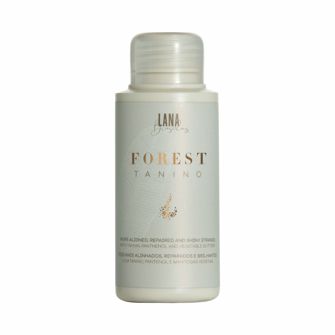 Lana Brasiles, Traitement capillaire lissant Forest Tanino, tous types de cheveux, lisses et naturels, 100 ml / 3.38 fl.oz