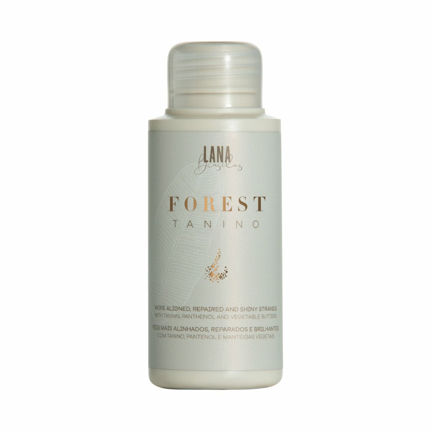 Lana Brasiles, Traitement capillaire lissant Forest Tanino, tous types de cheveux, lisses et naturels, 100 ml / 3.38 fl.oz