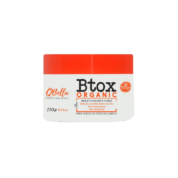 QBella, Btox Organic, Mascarilla capilar para el cabello, 250 ml