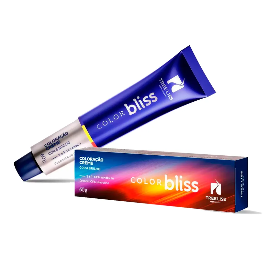 Treeliss Color Bliss Preto azulado 1 teinture capillaire pour cheveux 60g | 2,1 onces
