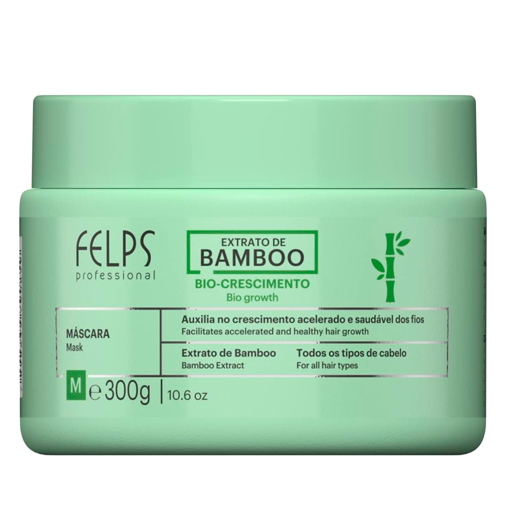 Felps, Extrato de Bamboo, Masque capillaire pour cheveux, 300 g 10,58 oz