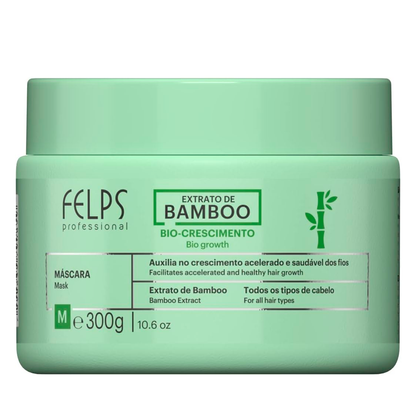Felps, Extrato de Bamboo, Masque capillaire pour cheveux, 300 g 10,58 oz
