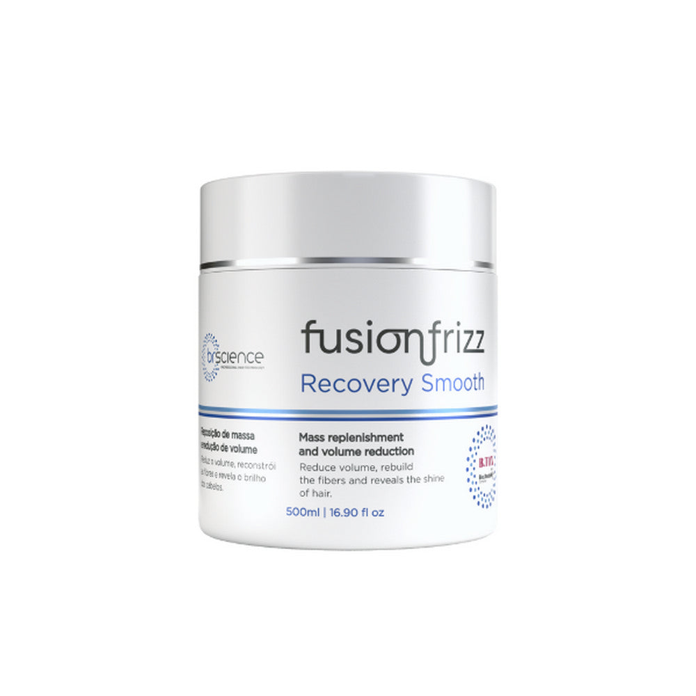 BRScience, Fusion Frizz Recovery Smooth, Mascarilla capilar para cabello, 500 ml
