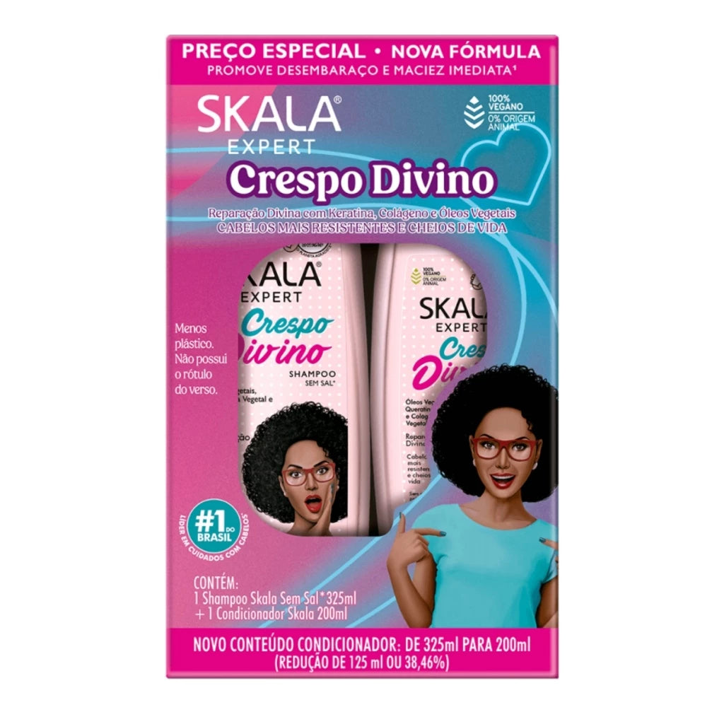 Skala Expert Divino Potao Curly Hair Transition Anti Frizz Moisturising Kit 3 Prod. - Skala