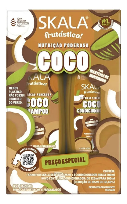 Skala Vegan Coconut Oil Shampoo and Conditioner Kit
