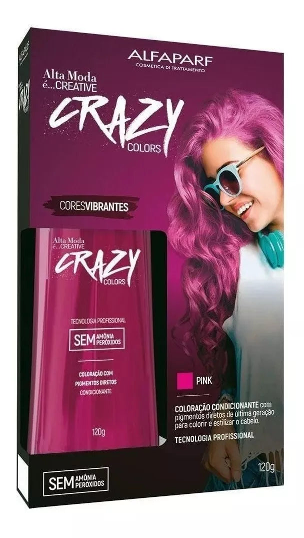 Alta Moda Creative Crazy Colors Hot Pink 120g