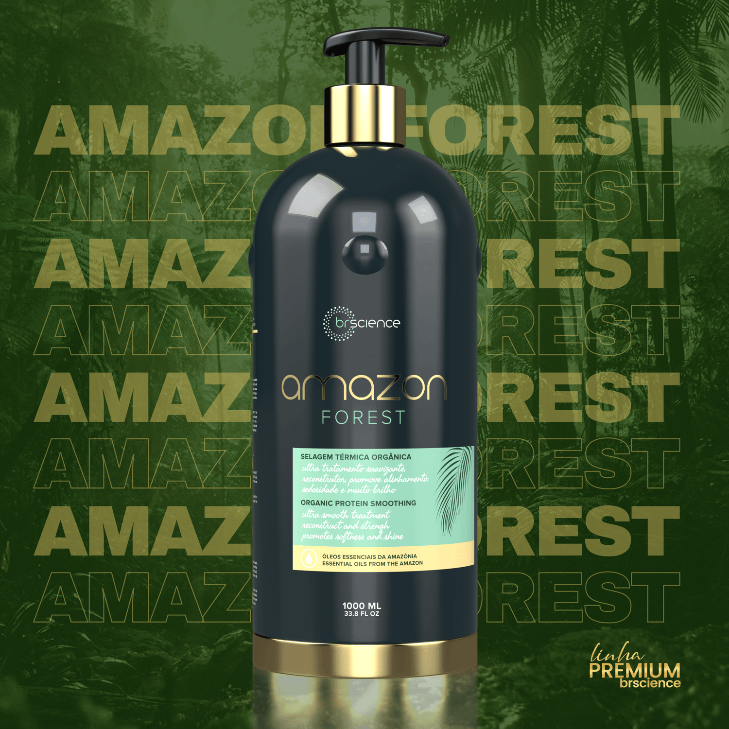 Amazon Forest Organic Thermal Sealan 1L | 33.8 oz - BUY BRAZIL STORE