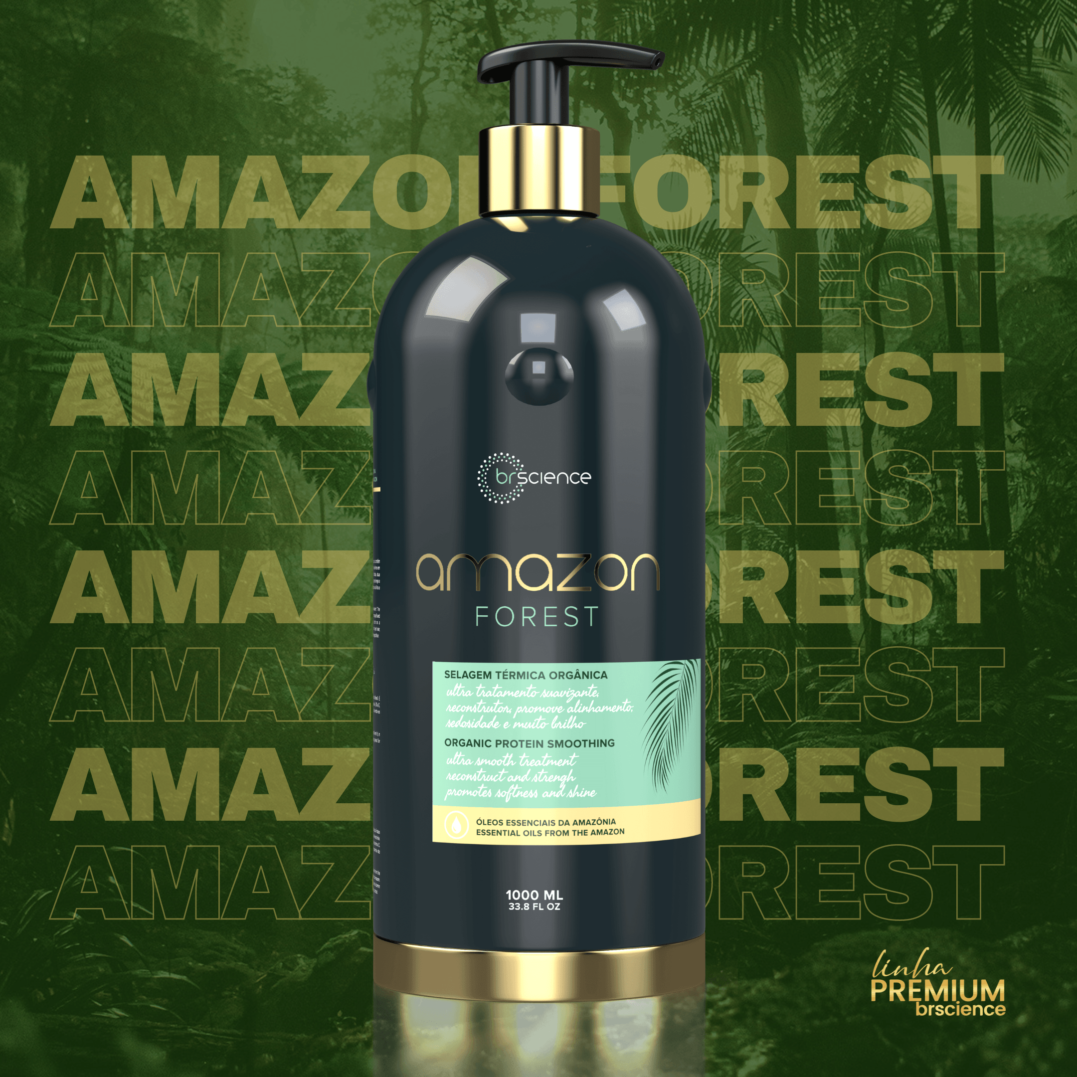 Amazon Forest Organic Thermal Sealan 1L | 33.8 oz - BUY BRAZIL STORE