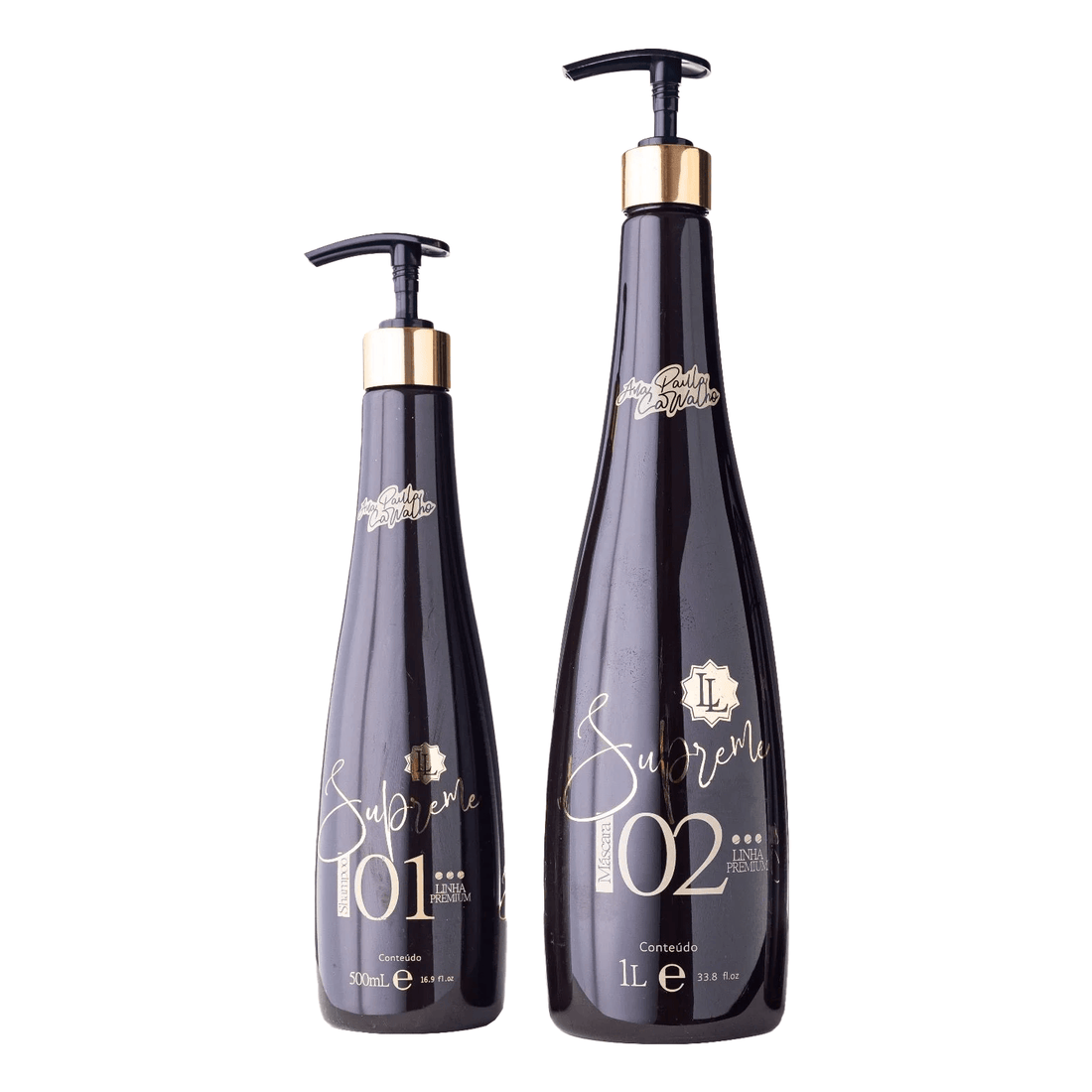 Ana Paula Carvalho, Kit LL Supreme, 1L + 500ml - BUY BRAZIL STORE