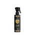 Frasco preto e dourado com bico spray de óleo finalizador para cabelo Pantera Negra, 200 ml.