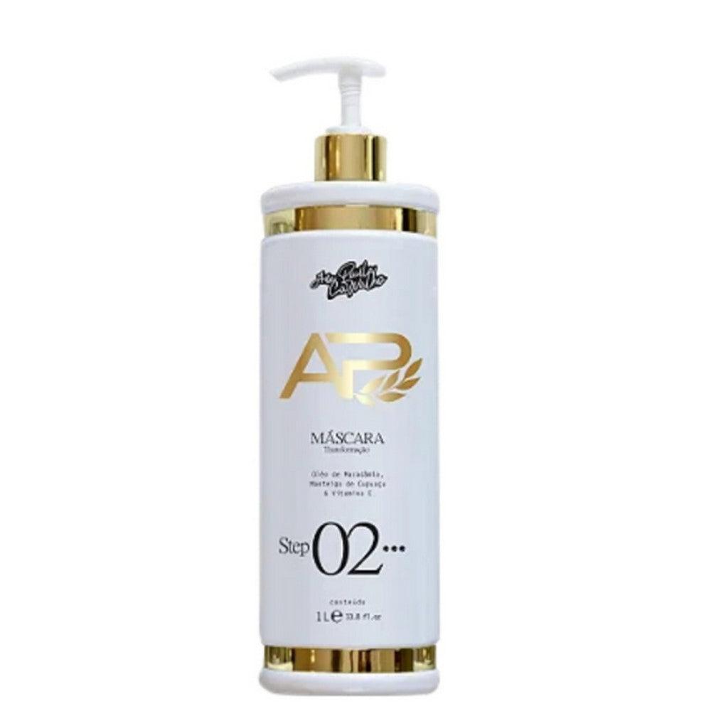 Ana Paula Carvalho, Realinhamento Capilar Liso Lambido Step 2, Restoring Conditioner For Hair, 1L - BUY BRAZIL STORE